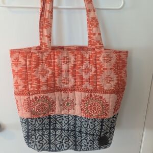 PRANA Bhakti Quilted Embroidered Tote